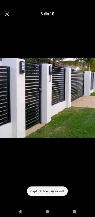 Gard din fier forjat sau panauri gard din tabla sau jaluzea
