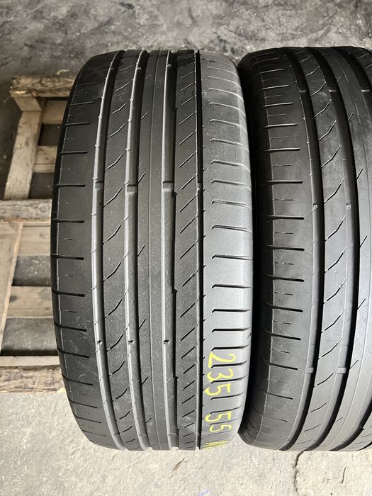 2 anvelope vara 235/55/18 , Continental , 5.5 mm