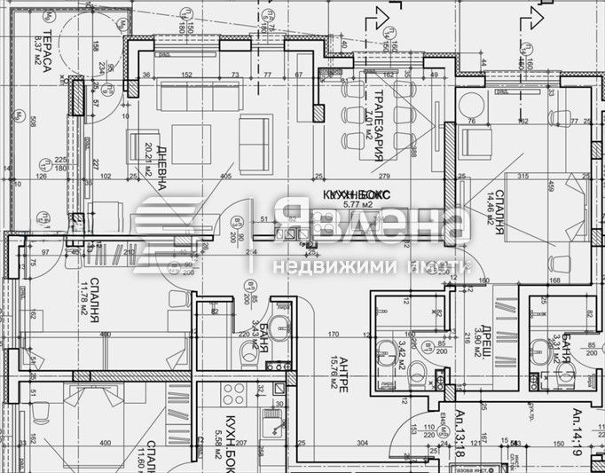 Продава се Тристаен апартамент в София, Овча купел - 131 кв.м за 1869 €/кв.м - Снимка #5