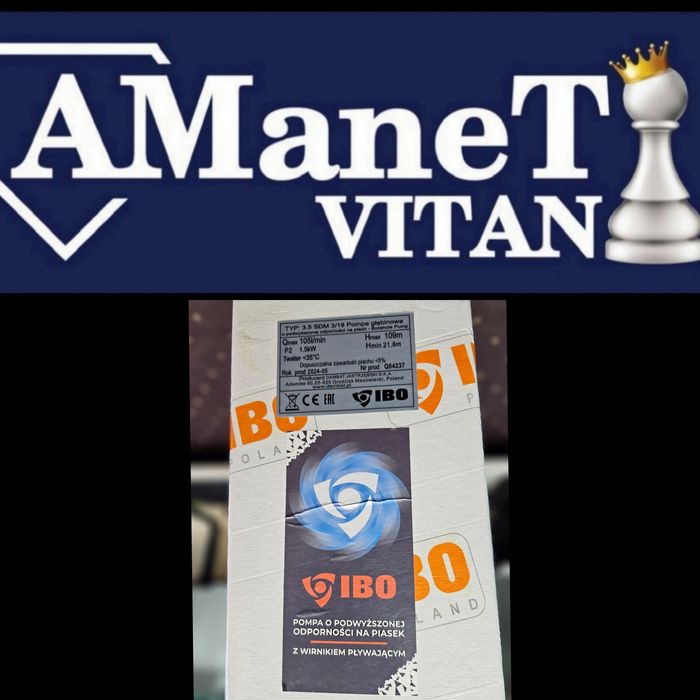 Amanet Vitan 107 Pompa Submerisibila OBI 3.5 SDM 3/18