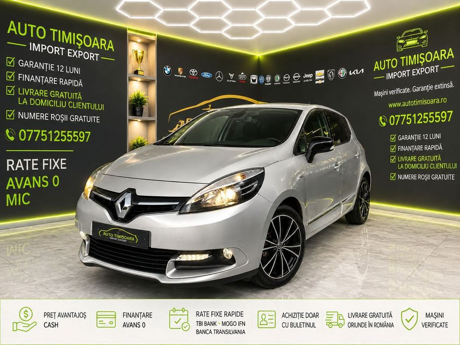 Renault Scenic Limited Edition An 2016 Motor 1.5 DCI Euro 6 Livrare gratuită Garanție