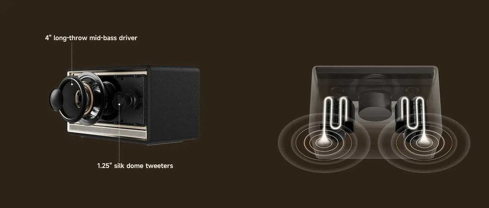 EDIFIER ES300 black /Hi-Res Audio Wireless / Bluetooth 5.4 / 60 Вт /