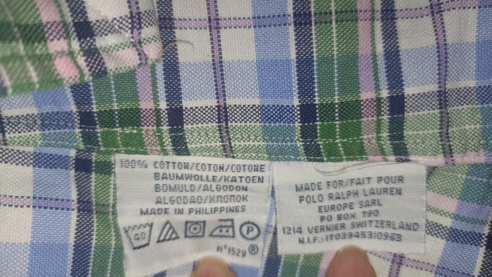 Рубашка мужская оригинал Polo by Ralph Lauren