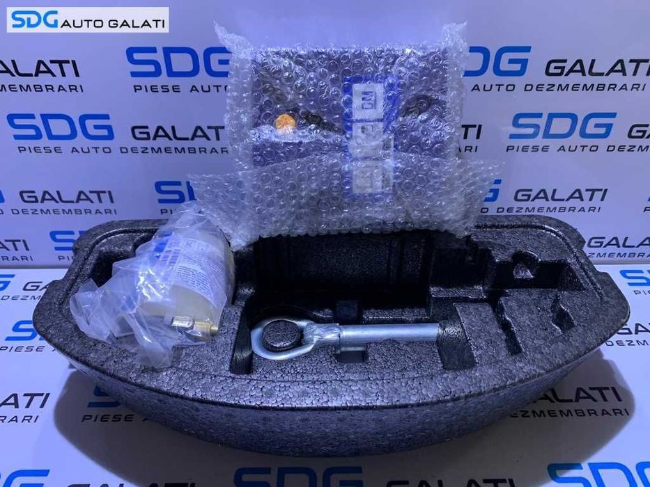 Kit Reparatie Pana Compresor Spuma si Cui Carlig Infiletant Opel Astra J 2009 - 2015 Cod 13279179