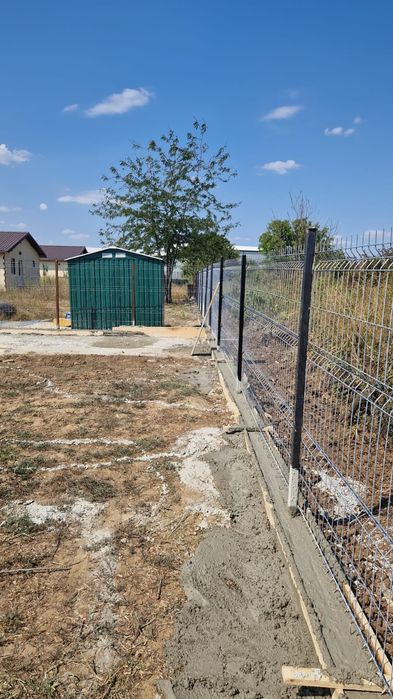 Împrejmuirii terenuri cu plasă burdurata