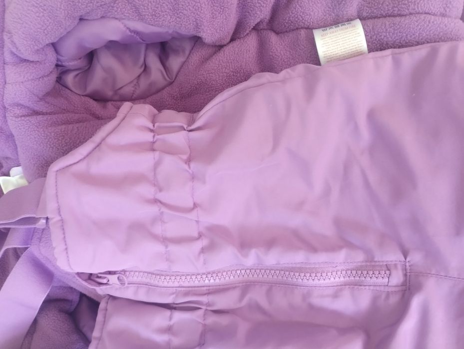 Ски гащеризон с яке, комплект зимна грейка 80см