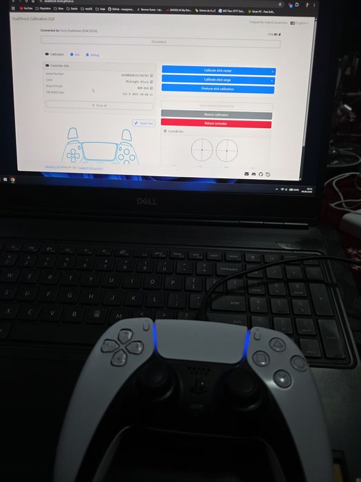 Maneta PS5 Controller PS5 functionala pe alb
