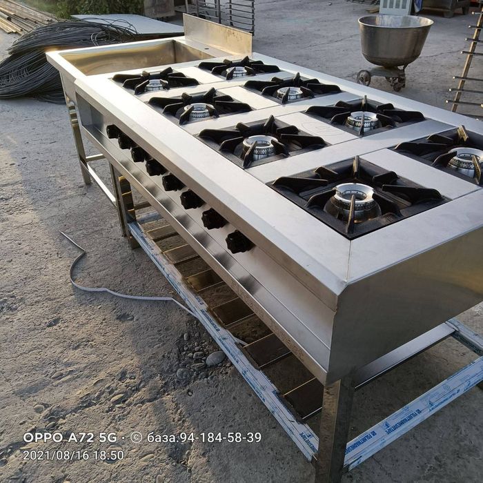 Газ плита,газ печ,ток плита ошхоналар учун печ,ресторанлар учун печ