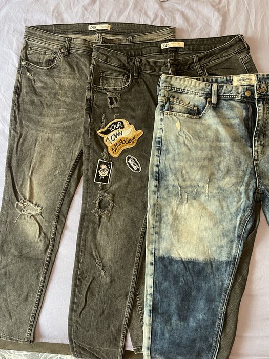 Lot blugi barbati zara/springfield 46