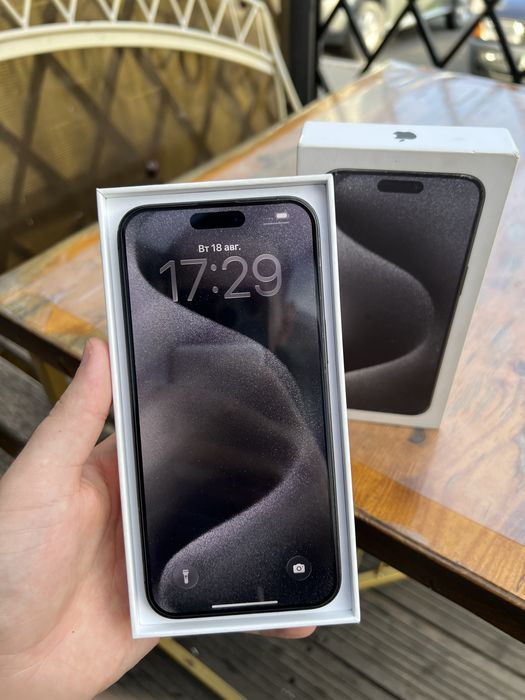IPhone 15 Pro Max 256GB, black titanium