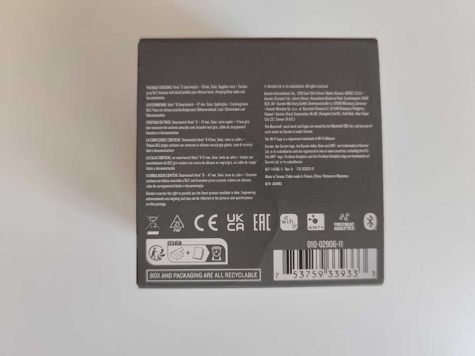 Vand Garmin Fenix 8 Solar 47mm