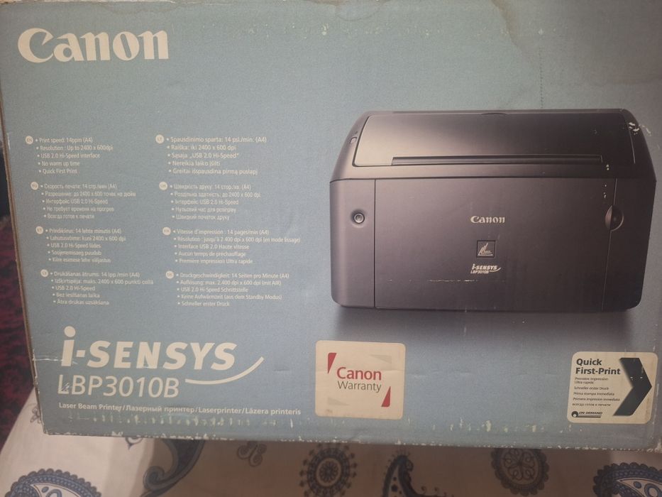 Canon LBP3010B PRINTER sotiladi