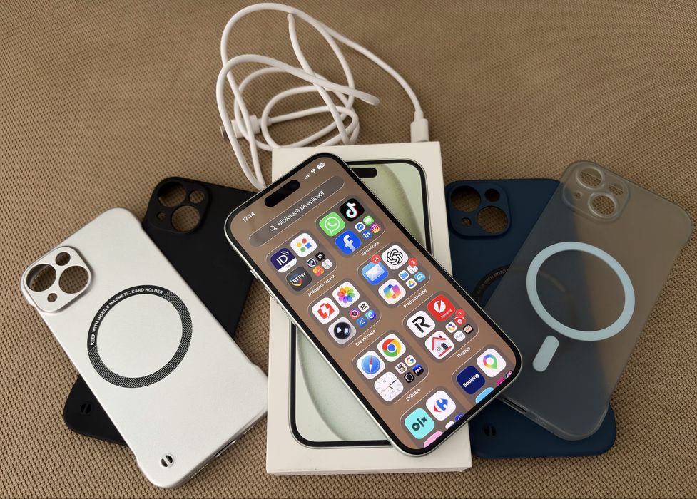 iPhone 15 256 GB verde liber de retea