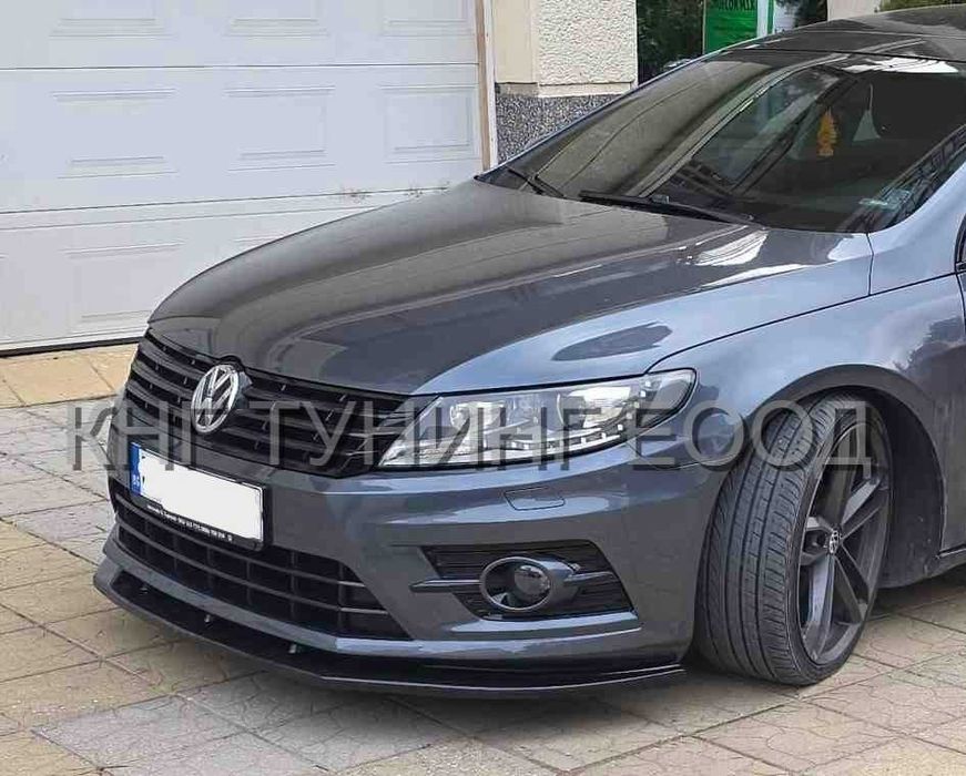 преден лип спойлер за пасат цц / vw passat cc lip spoiler