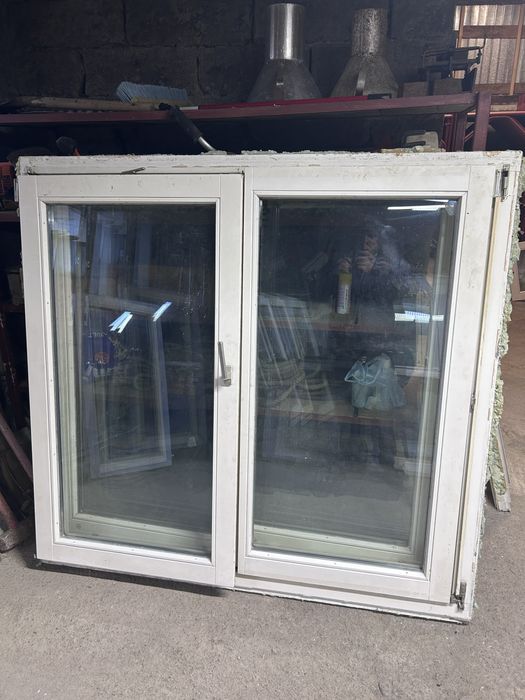 Vand set geamuri lemn stratificat + usa aluminiu