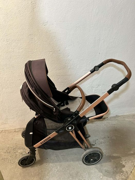 Бебешка количка Barron, кош за кола, зимен и летен кош