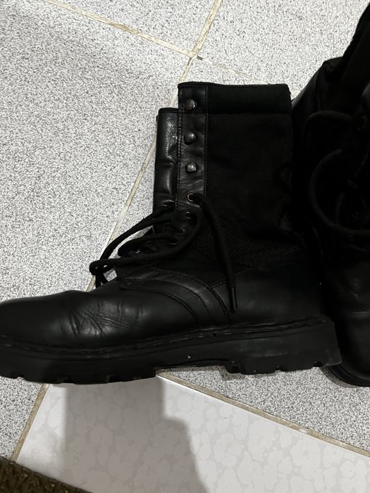 Берцы кожаные зимние