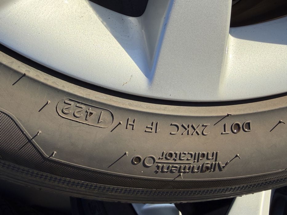 Roti audi roiginale 5x112  cu cauciucuri vara 225-55-R17