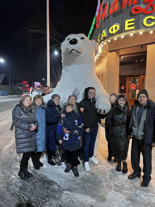 Белый мишка Умка аниматоры