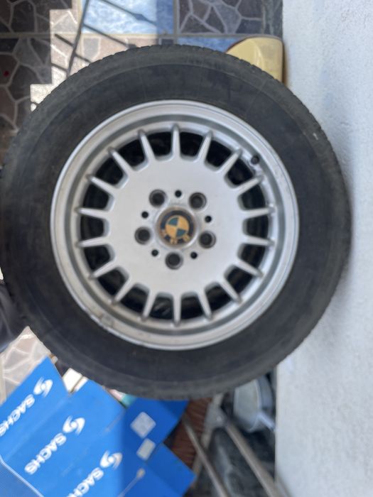 Jante bmw e23 originale cu cauciucuri trx