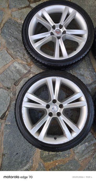 Оригинални 17" алуминиеви джанти 5x100 (Seat, VW, Skoda, Audi) + Гуми