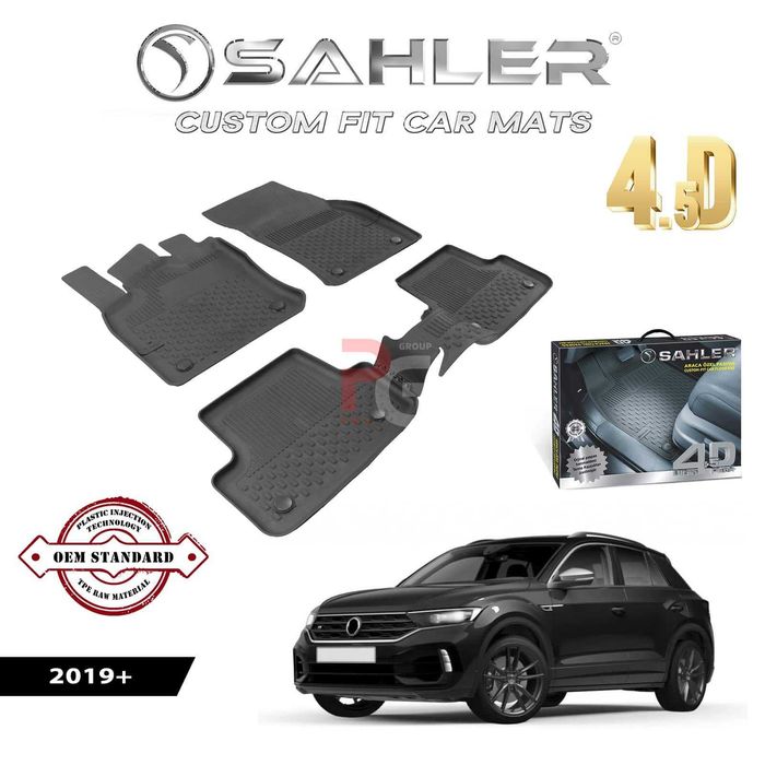 Гумени стелки за VW T-Roc 2019+ / Т-РОК /