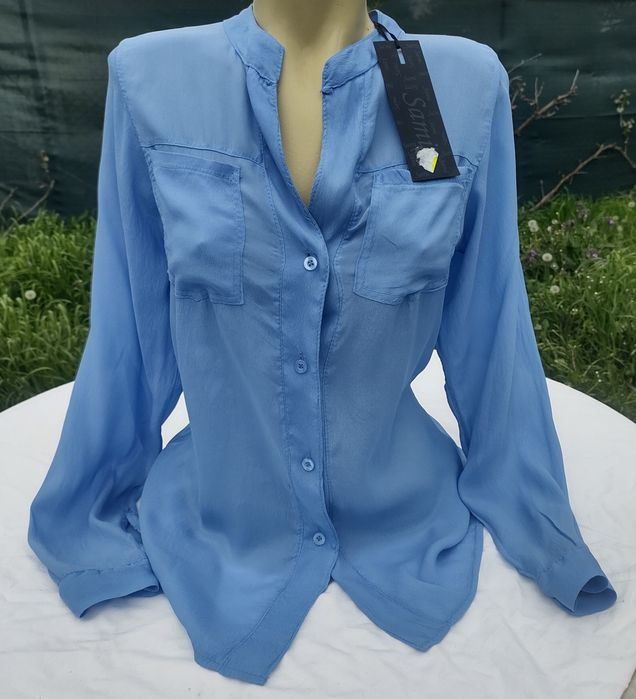 Camasa dama albastra matase & vascoza L
