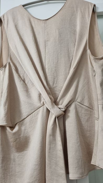 Bluza Zara beige sidefat  Xl