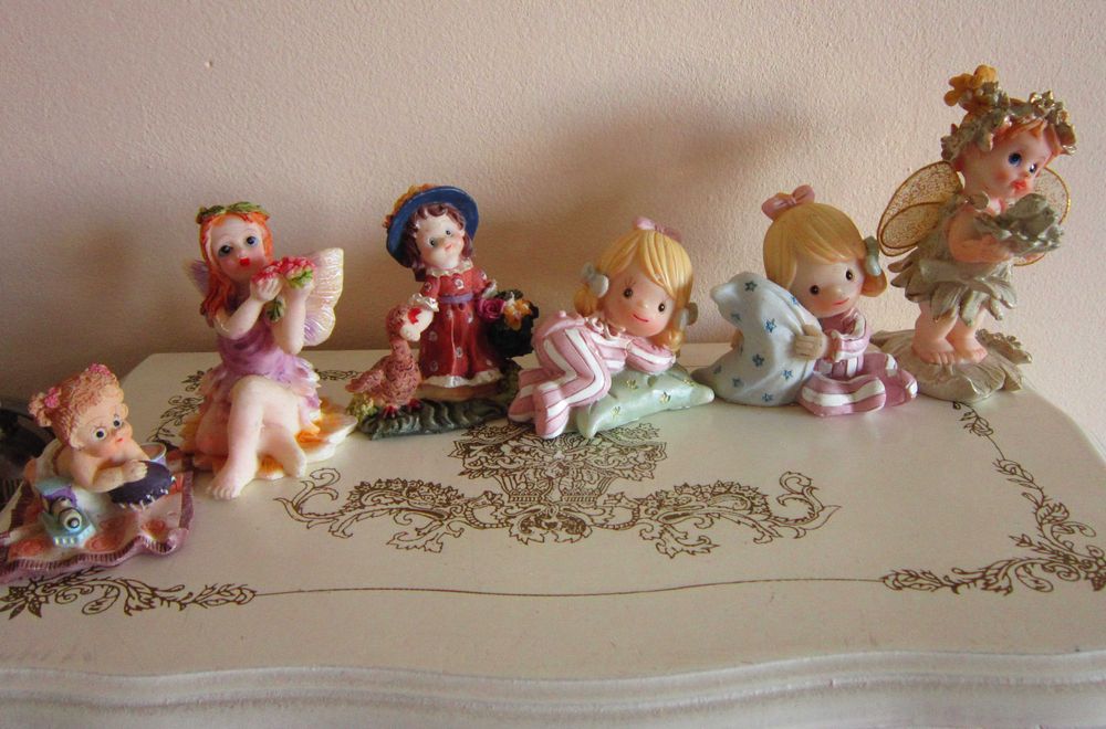 cadou rar 6 Ingeri Figurine miniaturi Germania impecabile