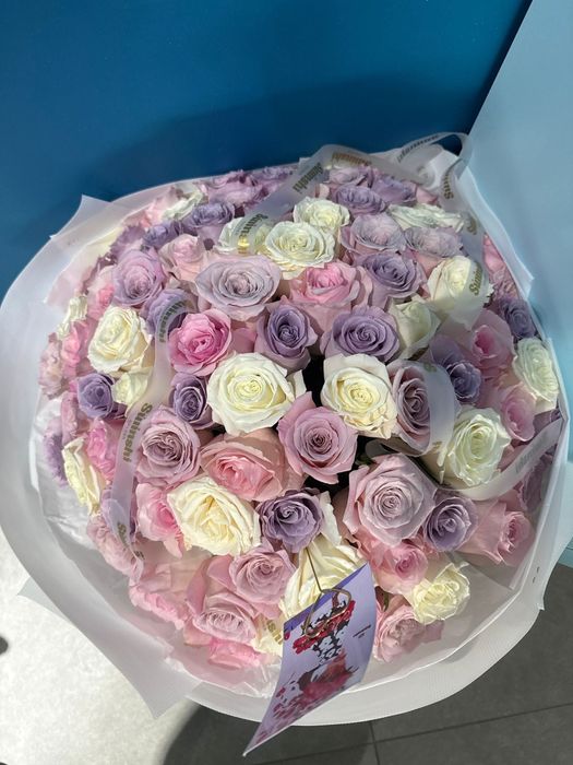 Свежие букет 101 розы