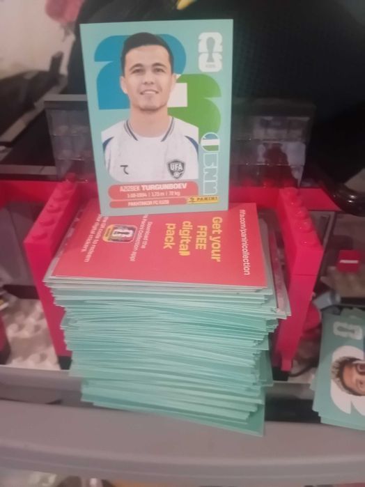 Cartonase  jucatori fifa 2026  album Panini