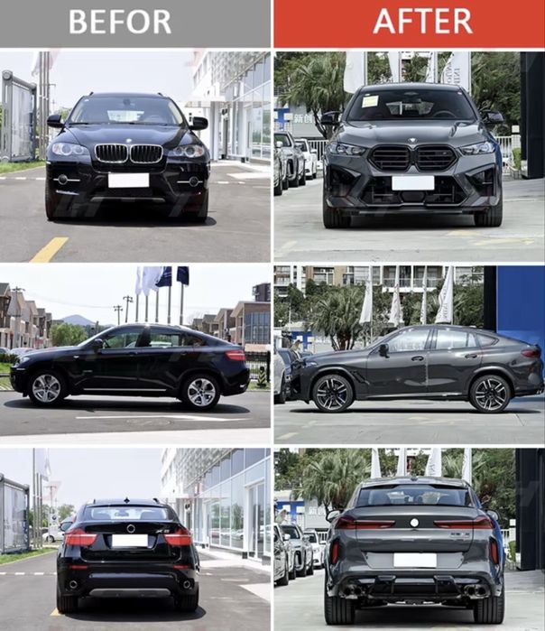 Bmw x6 бмв х6 рестайлинг комплект в наличии bmwx6 restayling ga nabor