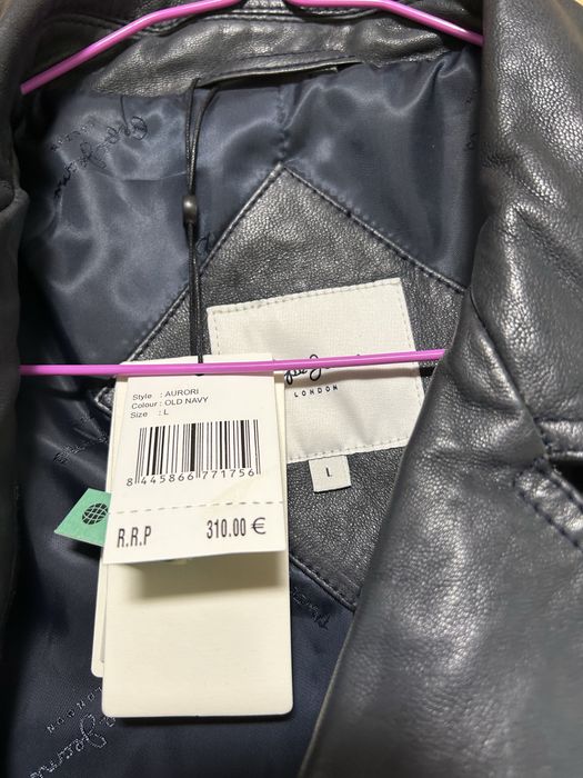 Дамско кожено яке Pepe Jeans, между черно,преливащо. Размер M/L