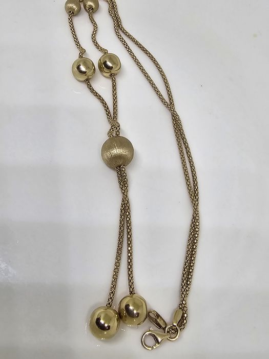 Колье жёлтое 585проба