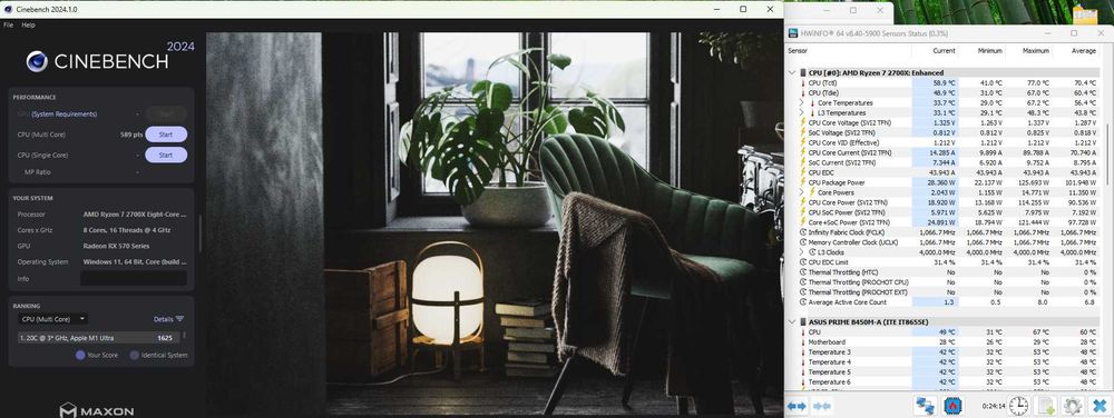 PC Gaming Ryzen 7 2700X + RX570 4GB | 16GB RAM | SSD M.2 500GB