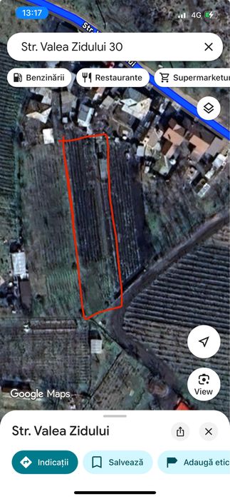 Teren intravilan 800m2 in Valea Calugareasca