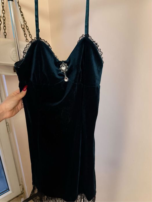 Уникална зелена рокля