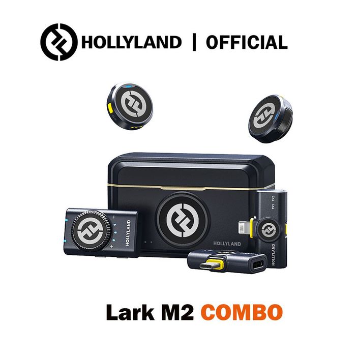 Hollyland Микрофон петличный LARK M2-COMBO, черный
