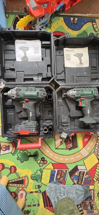 parkside 1бр гайковерт  и 1бр имнпакт