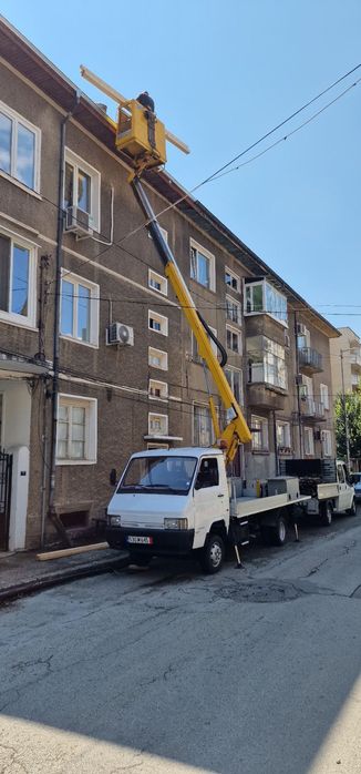 Услуги с мини багер , самосвал , дробилка и вишка.