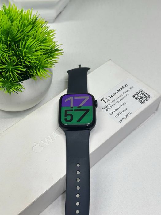 Apple Watch 9 series 45mm Akb:100%;’
