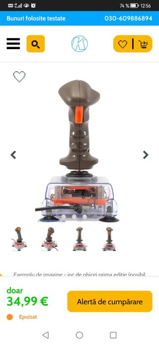 Jucarie pentru pilotat avioane Logitech WingMan