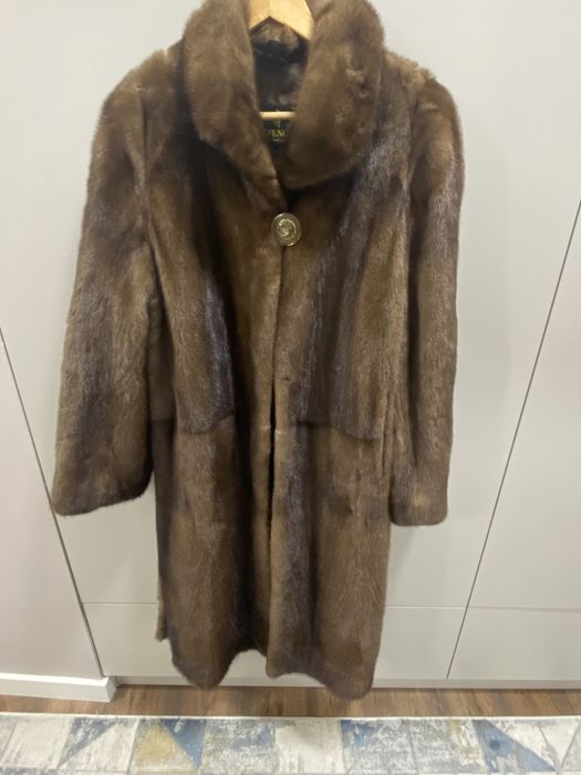 Шуба норка цельная