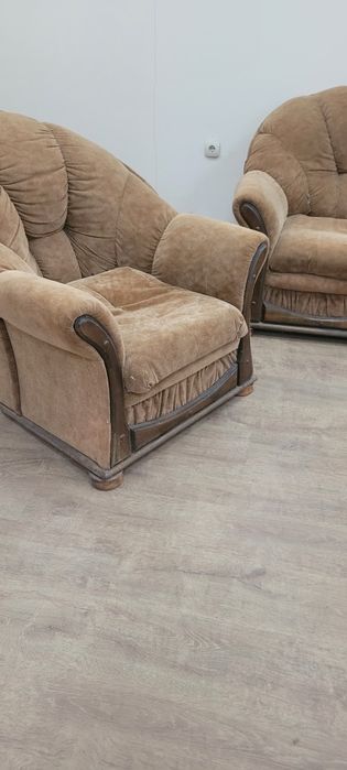 Комплект дивани с фотьол