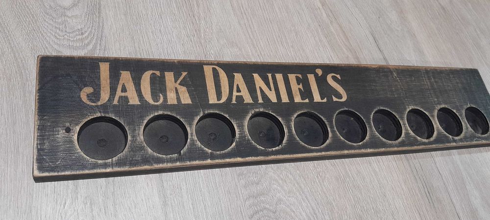 Чаши за шот с дървен поднос