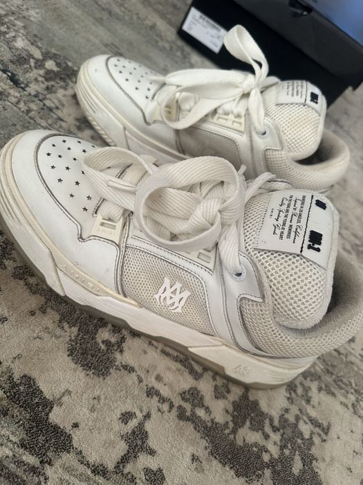 Amiri logo plaque mesh sneakers