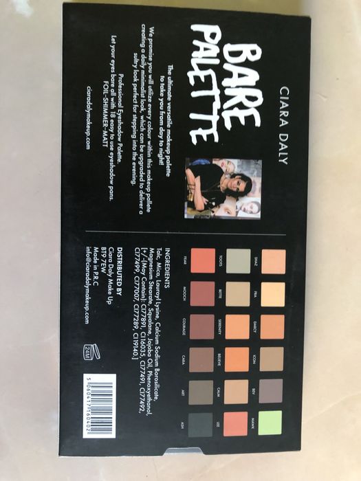 Palete machiaj ciara