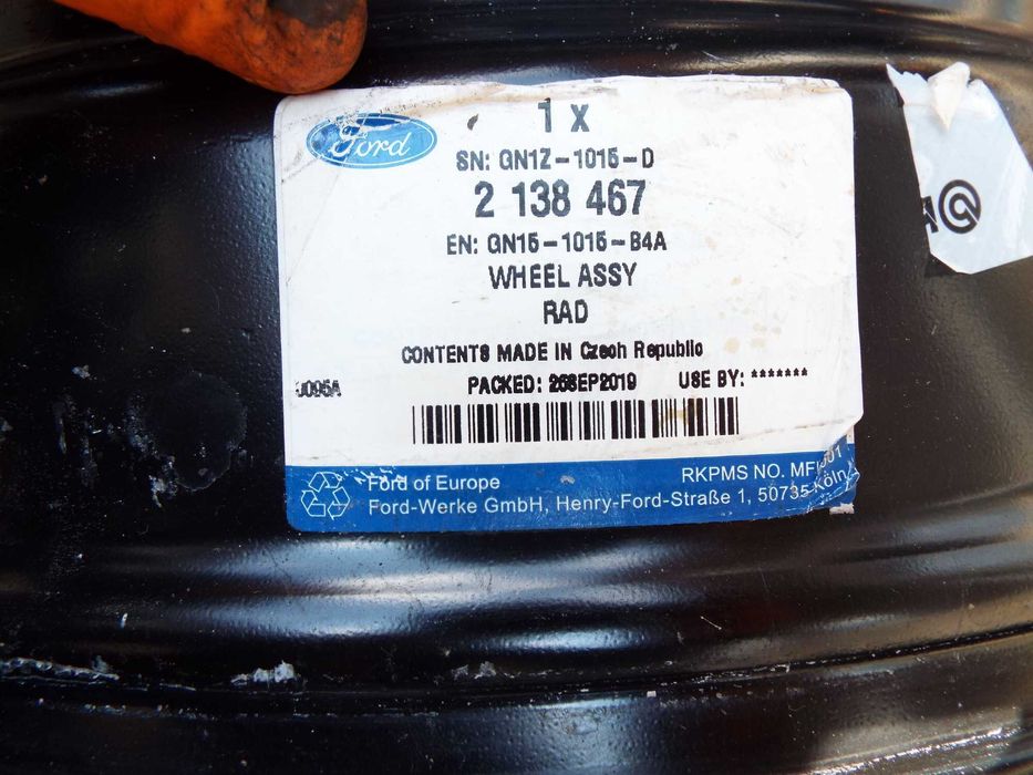 vand 4 jante pe 16" originale ford ecosport + piulite , merg si pe  B-MAX,fiesta pret 1000ron toate4