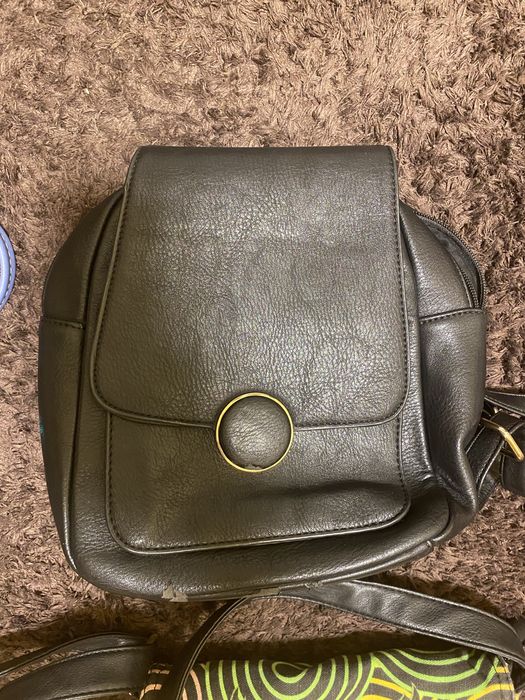 Geanta Rucsac Ghiozdan piele/ colorat dama