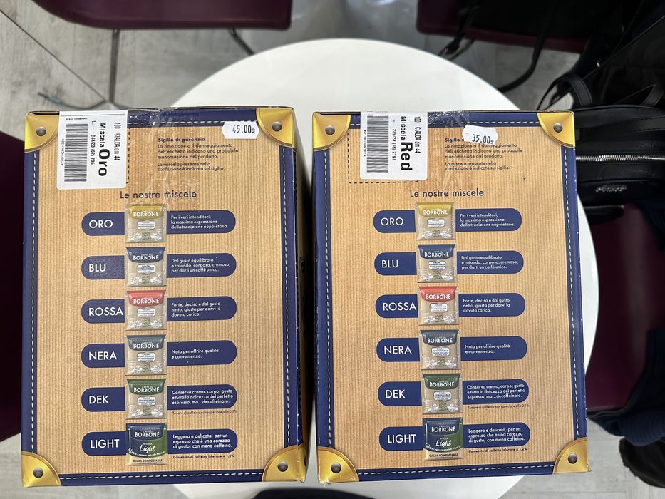 Кафе капсули Хартиени дози ./ PODS BORBONE 35лв.100бр.